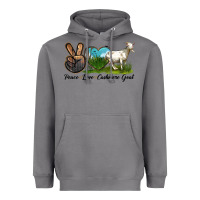 Storm Peace Love Cashmere Goat Heavyweight Hoodie - LillyAllenDesigns