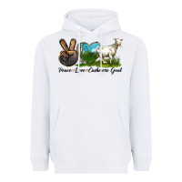 Peace Love Cashmere Goat Heavyweight Hoodie | Teevron
