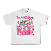 Lunar Rock In October We Wear Pink Breast Cancer Awareness Urban Heavy Tee - texasbilliewilder