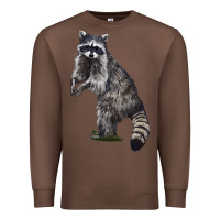 Chestnut Raccoon Illustrations Premium Sweatshirt - LillyAllenDesigns