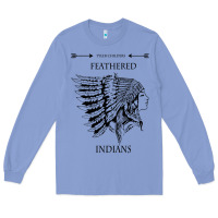 Colony Blue A Feathered indians tyler darling childers art gift for fans Long Sleeve Tee - tuanDangUi