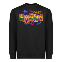 Black Human pride Heavyweight Sweatshirt - FaDigitalArtStudio