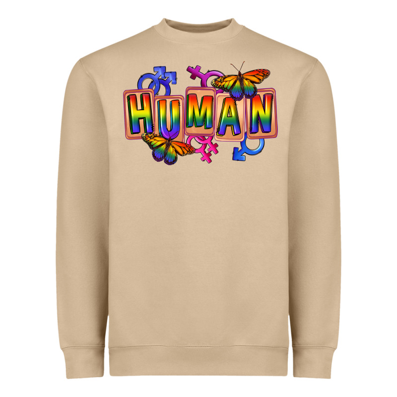 Human Pride Heavyweight Sweatshirt by FaDigitalArtStudio | Teevron
