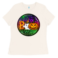 Bone halloween round earrings 3 Ladies Tee - BundleAndBundleShop