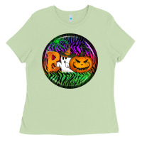 Matcha halloween round earrings 3 Ladies Tee - BundleAndBundleShop