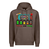 Coffee battery life of a teacher monday friday Premium Hoodie - RanaPortraitStore