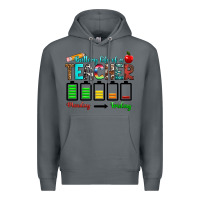 Rock battery life of a teacher monday friday Premium Hoodie - RanaPortraitStore