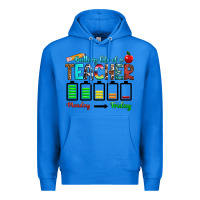 True Royal battery life of a teacher monday friday Premium Hoodie - RanaPortraitStore