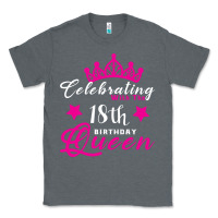 Charcoal Heather Celebrating With the 18th Birthday Queen Classic Tee - Bettercallsaul