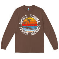 Chestnut sunrise sunburn sunset repeat retro vintage gift vacation t shirt Long Sleeve Tee - tuanDangUi