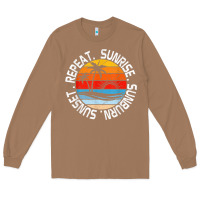 Toasted Coconut sunrise sunburn sunset repeat retro vintage gift vacation t shirt Long Sleeve Tee - tuanDangUi