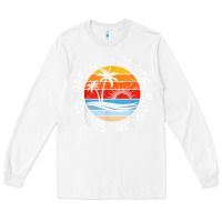 White sunrise sunburn sunset repeat retro vintage gift vacation t shirt Long Sleeve Tee - tuanDangUi