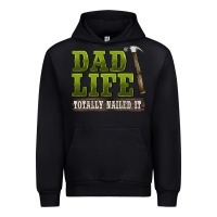 Black dad lıfe totally naıled it Urban Hoodie - BarkalooDesign