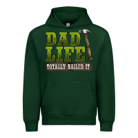 Forest Green dad lıfe totally naıled it Urban Hoodie - BarkalooDesign