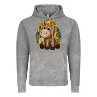 Cloud Rock cute baby horse amd sunflowers Vintage Hoodie - texasbilliewilder