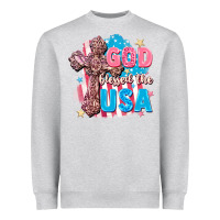 God Blessed The Usa Heavyweight Sweatshirt | Teevron
