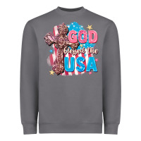 Storm God Blessed the USA Heavyweight Sweatshirt - FaDigitalArtStudio