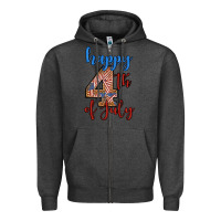 Charcoal Heather happy 4th of july Zipper Hoodie - BundleAndBundleShop