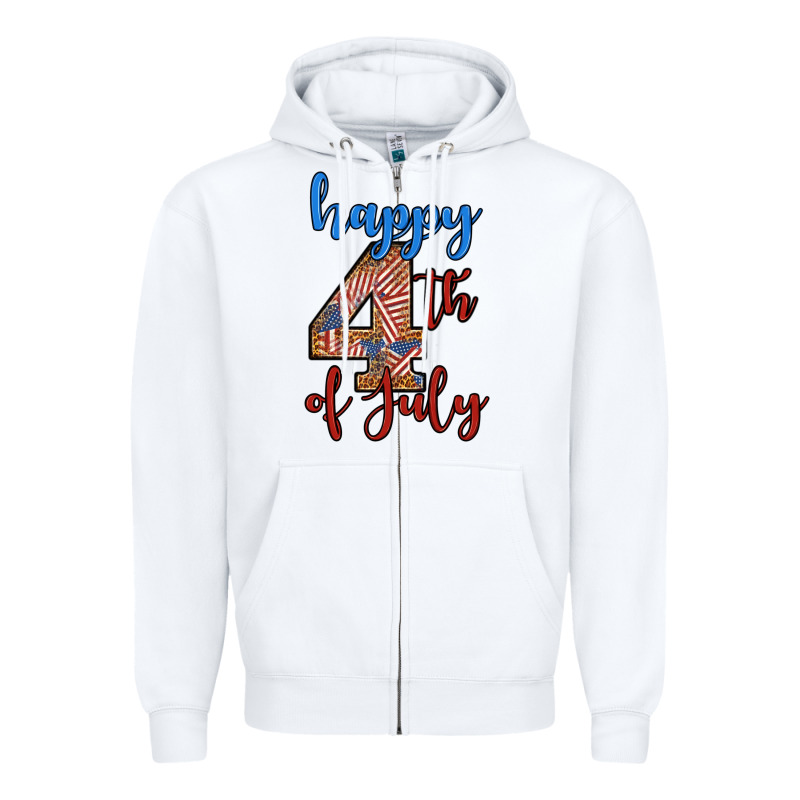 Happy 4th Of July Zipper Hoodie by BundleAndBundleShop | Teevron