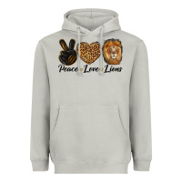 Moon Dust Peace Love Lion Head Heavyweight Hoodie - LillyAllenDesigns