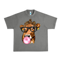 Tornado Cow Lick with Leopard Bandana Urban Heavy Tee - texasbilliewilder