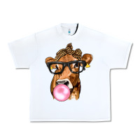 Cow Lick With Leopard Bandana Urban Heavy Tee | Teevron