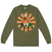 Army Green basil brush retro japanese Long Sleeve Tee - tuanDangUi