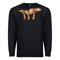 Black lactarius rufus mushroom Premium Sweatshirt - LillyAllenDesigns
