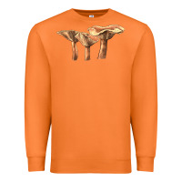 Carrot lactarius rufus mushroom Premium Sweatshirt - LillyAllenDesigns