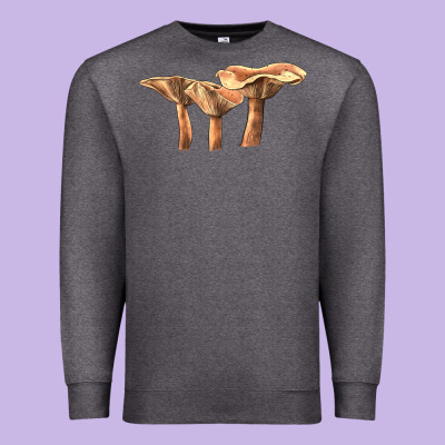 Lactarius Rufus Mushroom Premium Sweatshirt Designed By Lillyallendesigns