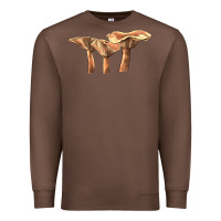 Chestnut lactarius rufus mushroom Premium Sweatshirt - LillyAllenDesigns
