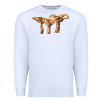 White lactarius rufus mushroom Premium Sweatshirt - LillyAllenDesigns