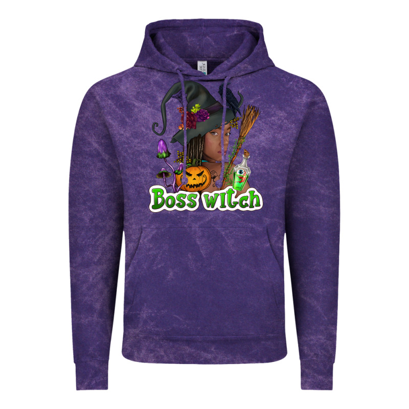 Boss Witch Afro Vintage Hoodie by NancyCooperArtShop | Teevron
