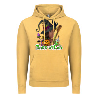 Vintage Mustard Boss witch afro Vintage Hoodie - NancyCooperArtShop