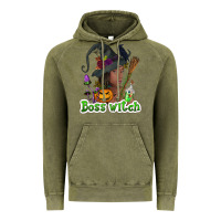 Vintage Olive Boss witch afro Vintage Hoodie - NancyCooperArtShop