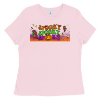 Bubblegum Pink spooky  libbey glass Ladies Tee - BundleAndBundleShop