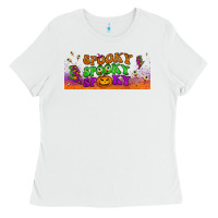 White spooky  libbey glass Ladies Tee - BundleAndBundleShop