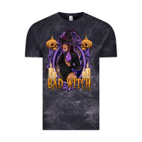 Cloud Black Bad Witch Black Woman Vintage Tee - texasbilliewilder