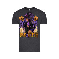 Vintage Black Bad Witch Black Woman Vintage Tee - texasbilliewilder