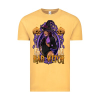 Bad Witch Black Woman Vintage Tee | Teevron