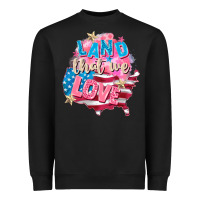 Black Merica leopard lightning bolt Heavyweight Sweatshirt - FaDigitalArtStudio