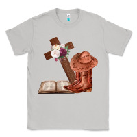Moon Dust Boots with Bible and cross Classic Tee - Bettercallsaul