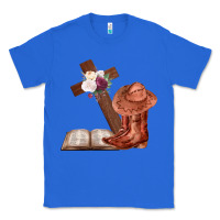 True Royal Boots with Bible and cross Classic Tee - Bettercallsaul