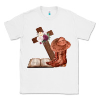 White Boots with Bible and cross Classic Tee - Bettercallsaul