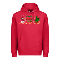 Cardinal christmas vibes only libbey glass Premium Hoodie - BundleAndBundleShop