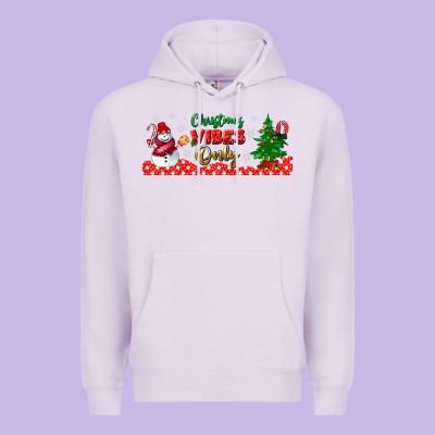Christmas Vibes Only Libbey Glass Premium Hoodie Designed By Bundleandbundleshop