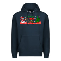 Navy christmas vibes only libbey glass Premium Hoodie - BundleAndBundleShop