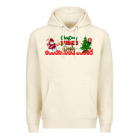 Sandshell christmas vibes only libbey glass Premium Hoodie - BundleAndBundleShop
