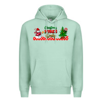 Seafoam christmas vibes only libbey glass Premium Hoodie - BundleAndBundleShop