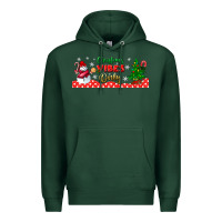 Sports Green christmas vibes only libbey glass Premium Hoodie - BundleAndBundleShop